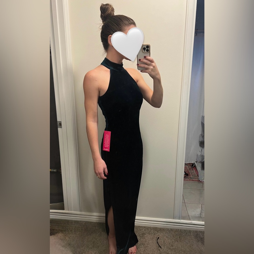 Elegant Dark Green Dress